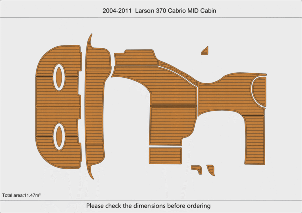2004-2011  - Larson - Cabrio 370 MID Cabin