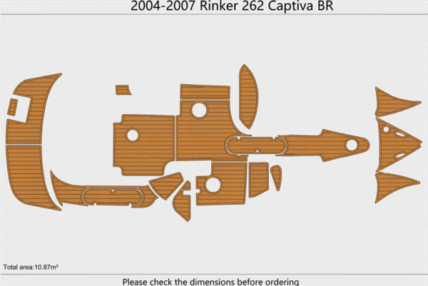 2004-2007 - Rinker -  262 Captiva BR